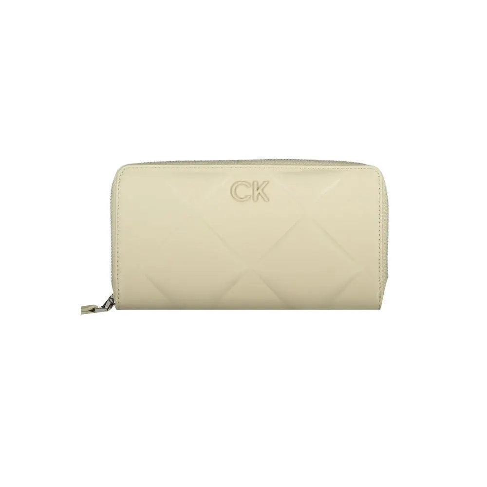 Portefeuille Beige 5 Compartiments beige Calvin Klein