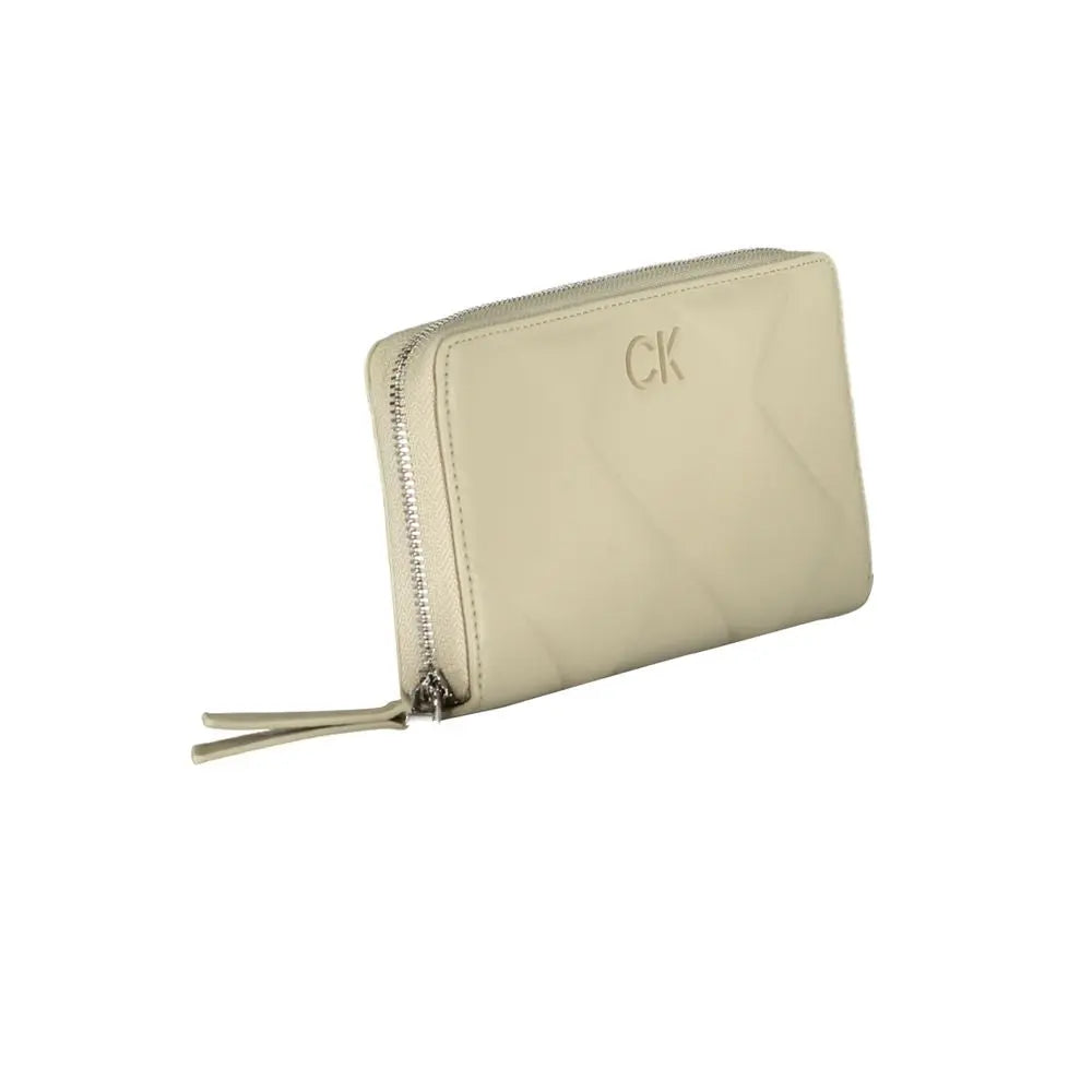 Portefeuille Beige 5 Compartiments beige Calvin Klein