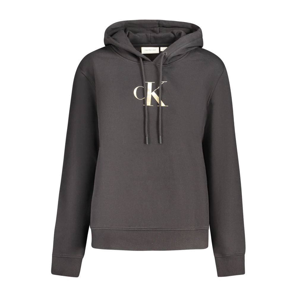 Sweat à capuche Calvin Klein noir