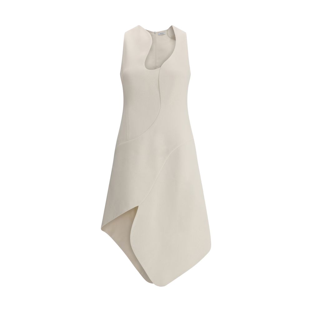 Robe Ferragamo asymétrique noire