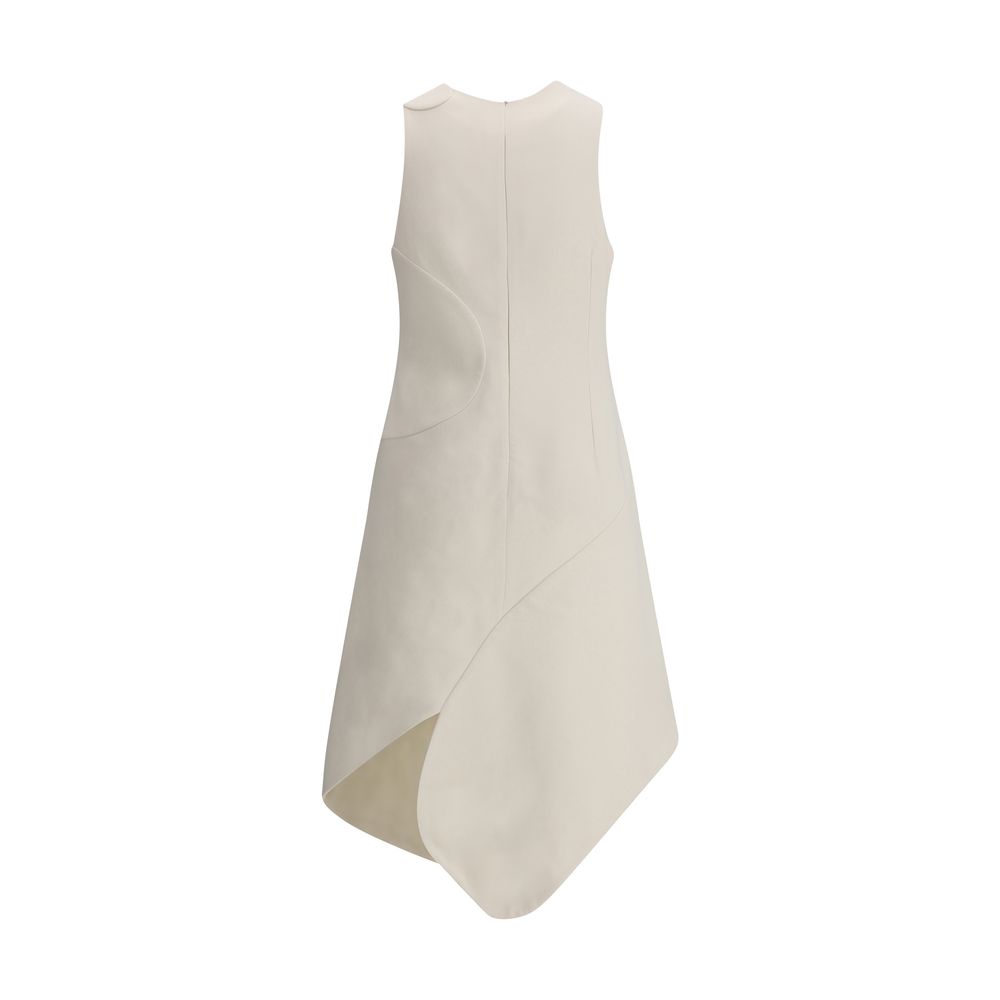 Robe Ferragamo asymétrique noire