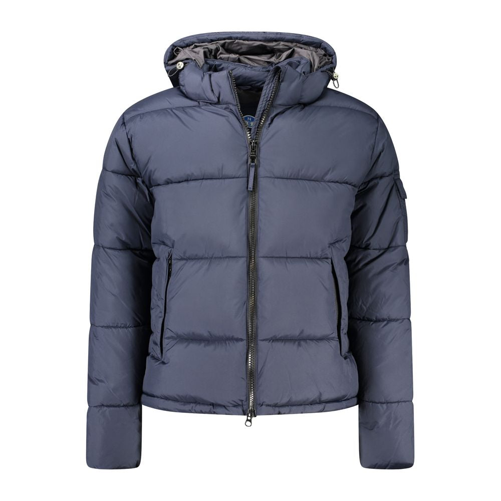 Veste North Sails à capuche bleue