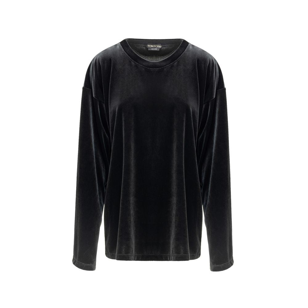 Pull Tom Ford en velours noir