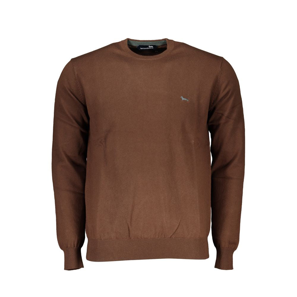 Pull Harmont & Blaine brodé marron