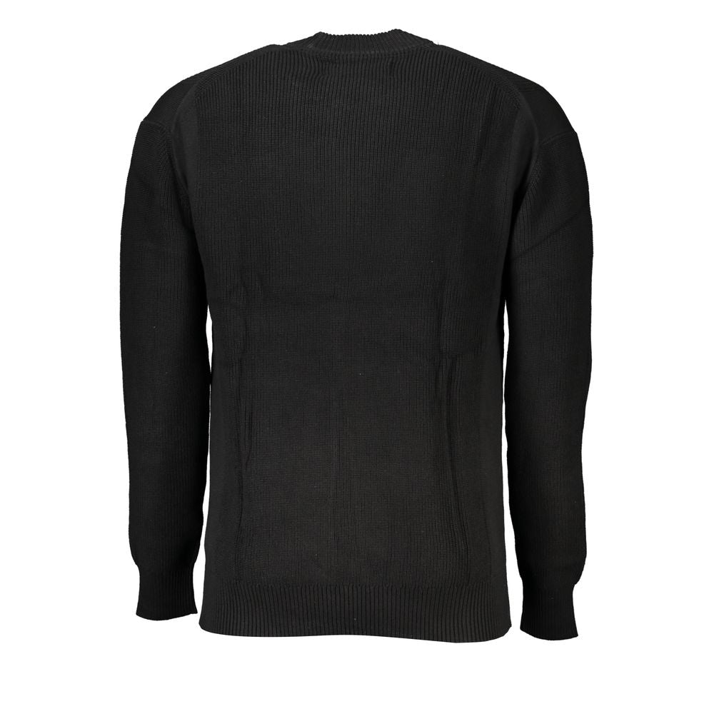 Pull Calvin Klein col rond noir