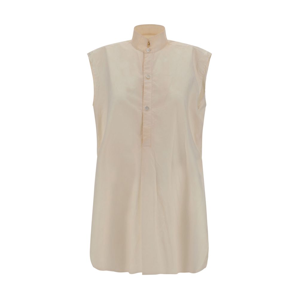 Chemise Quira sans manches monochrome