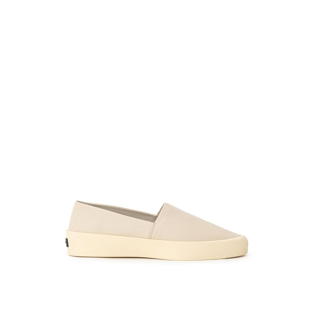 Loafers Fear of God en cuir gris