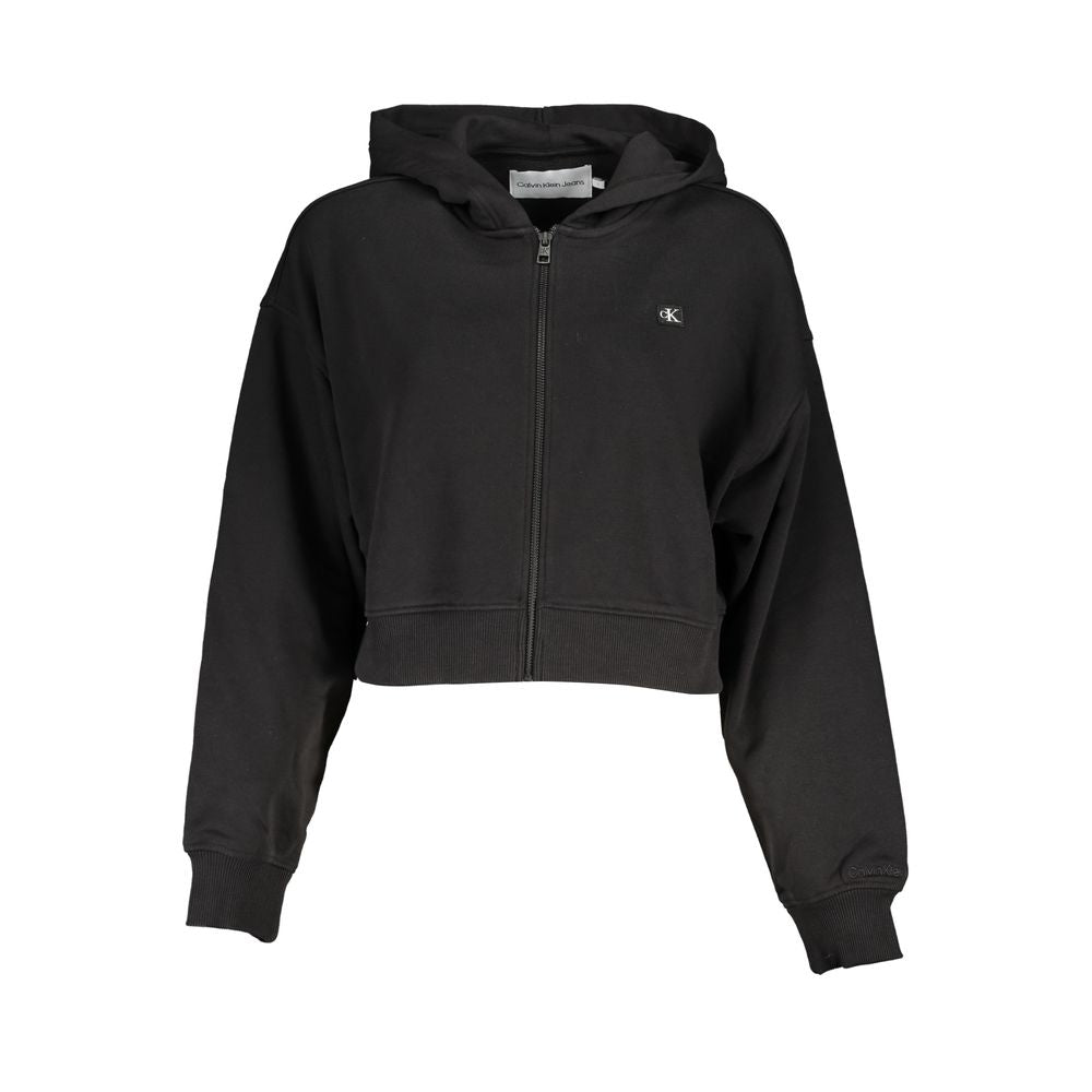 Sweat à capuche Calvin Klein noir