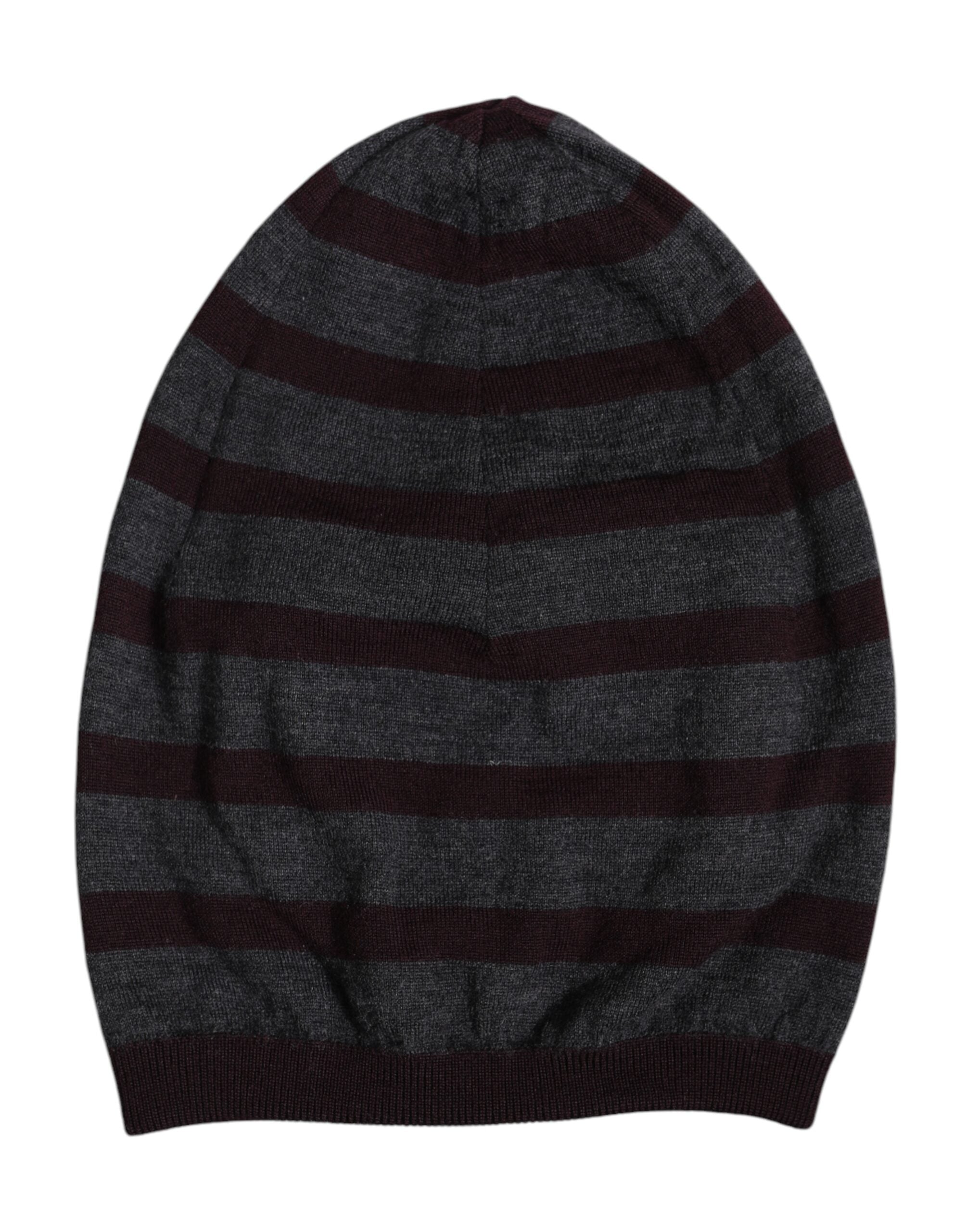 Bonnet Dolce & Gabbana gris rayé