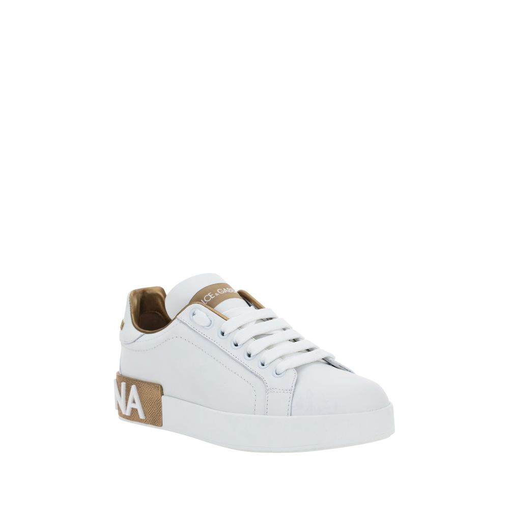 "Baskets Dolce&Gabbana Portofino blanches"