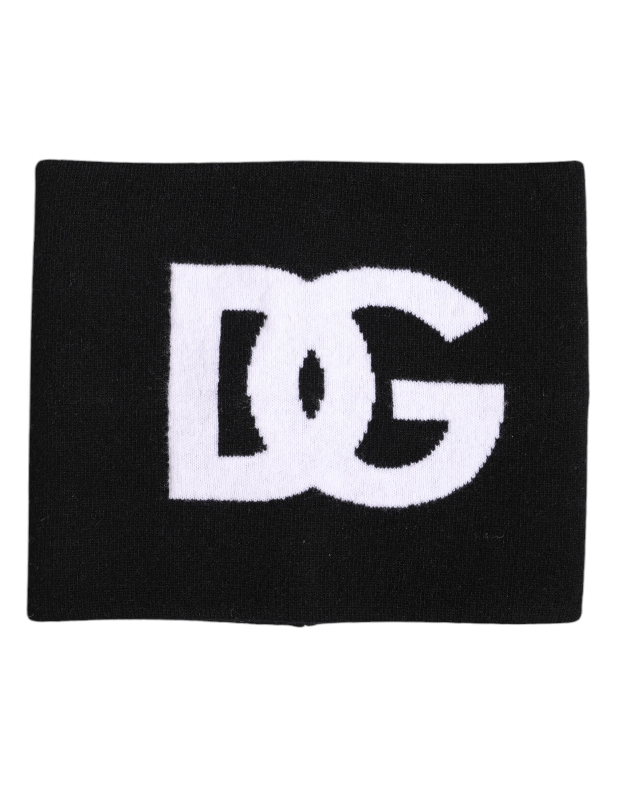 Écharpe Dolce & Gabbana noire et blanche