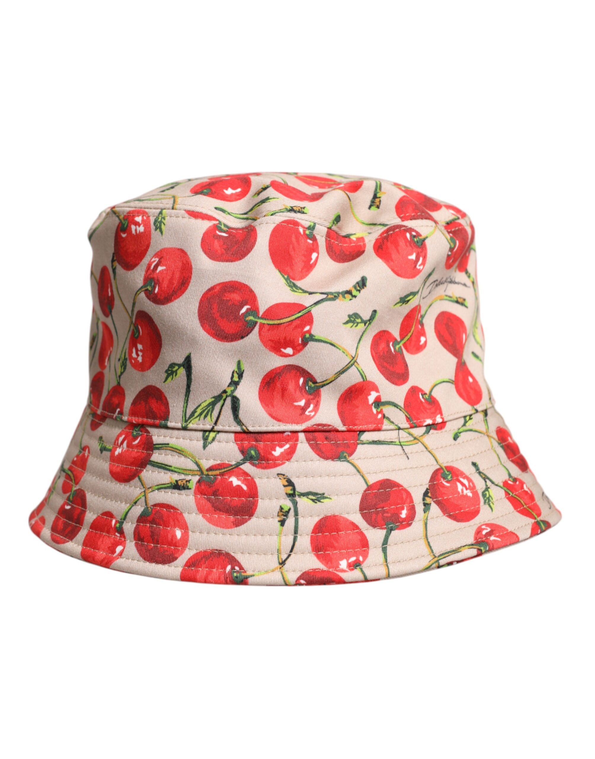 Chapeau Dolce & Gabbana beige imprimé