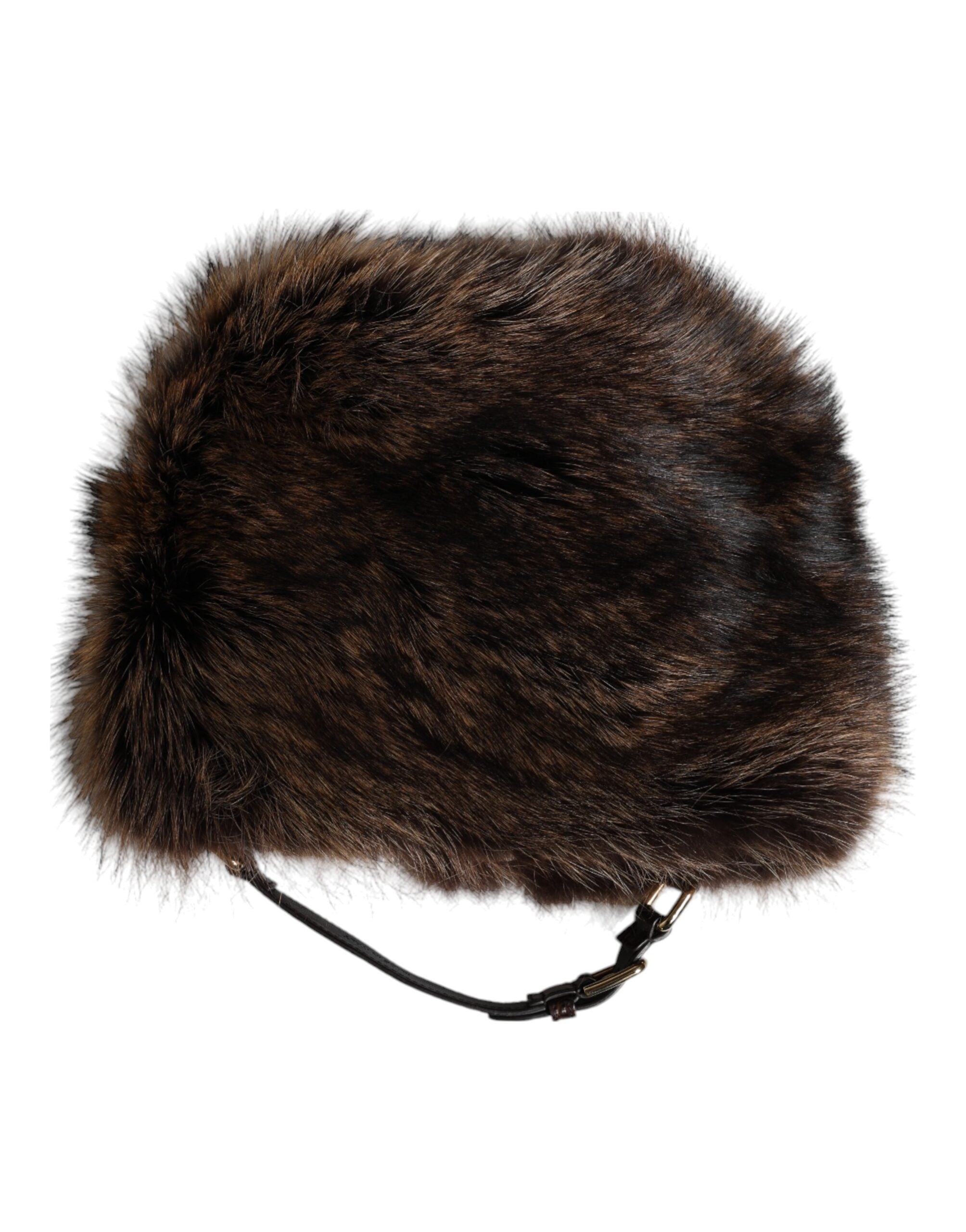 Chapeau en fourrure Dolce & Gabbana marron