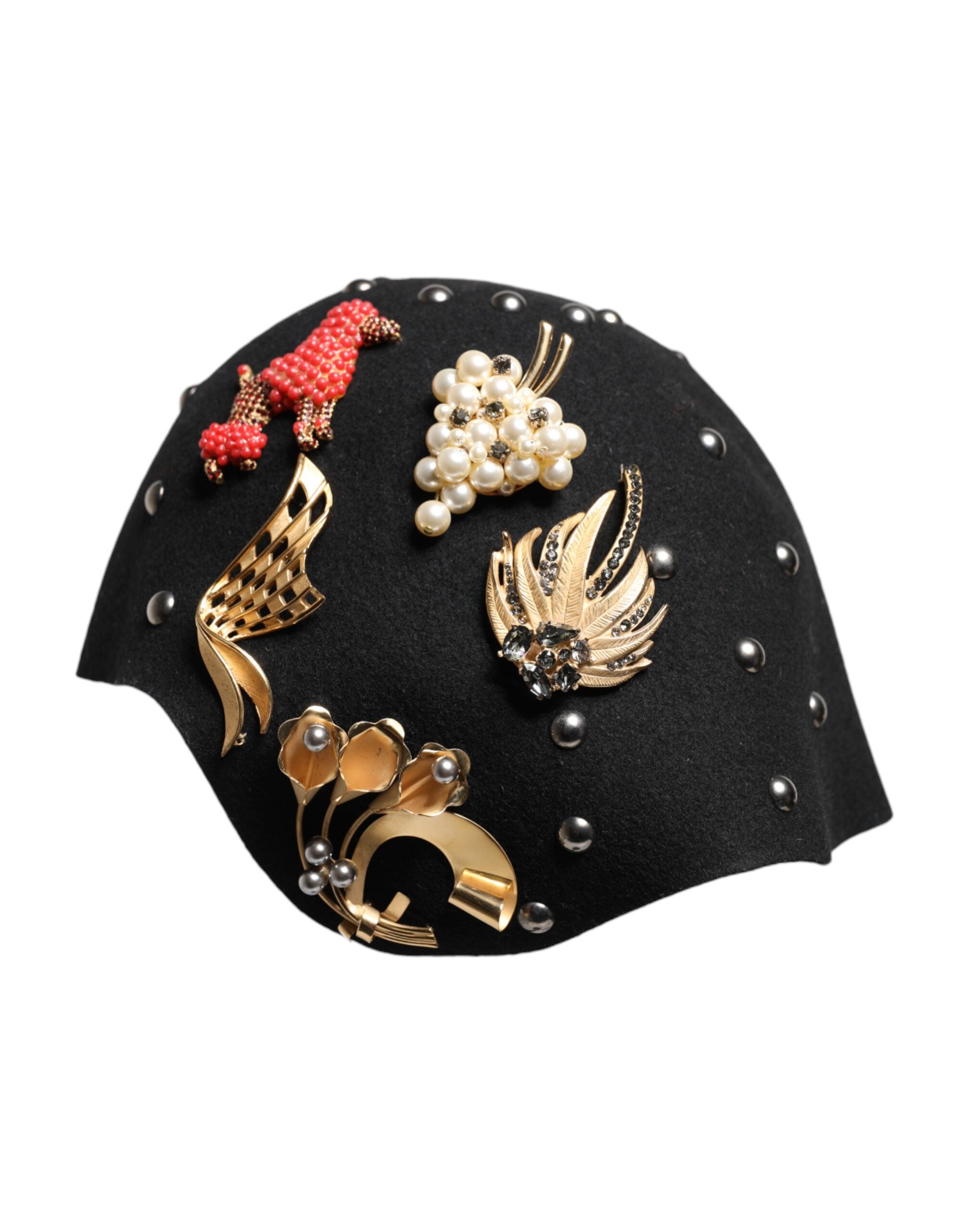 Chapeau cloche DOLCE & GABBANA noir