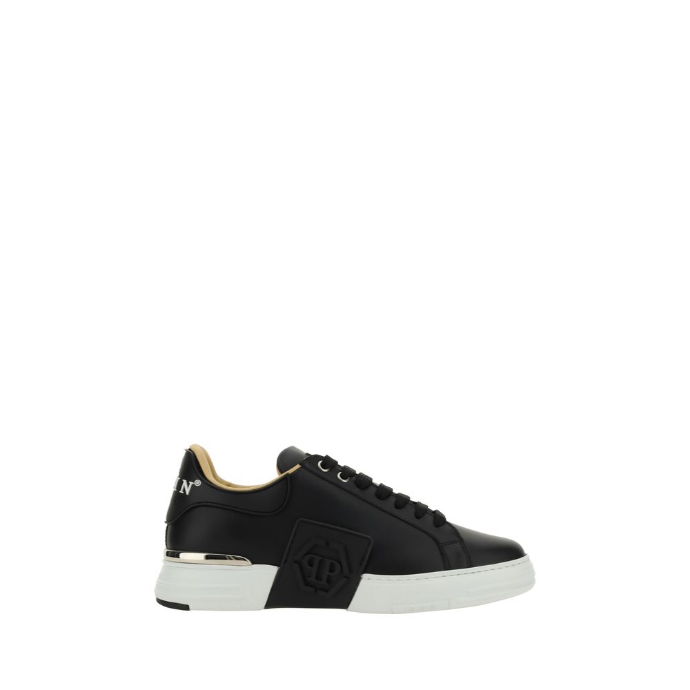 Baskets Philipp Plein Hexagon blanches