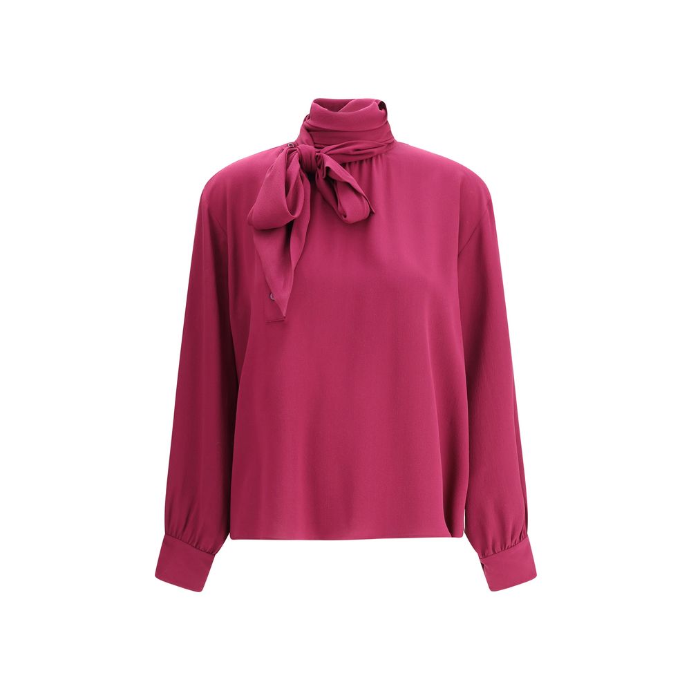 Blouse Prada en soie crème