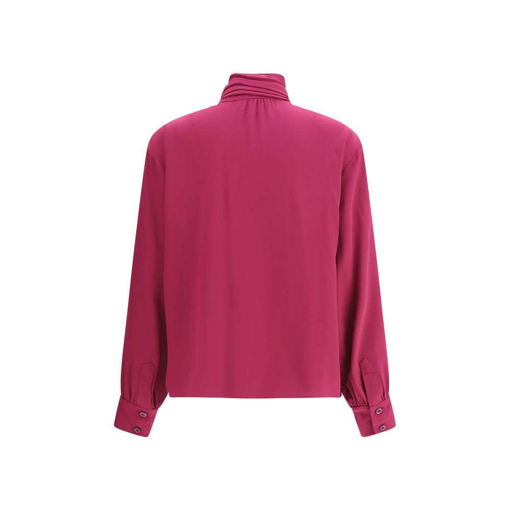 Blouse Prada en soie crème