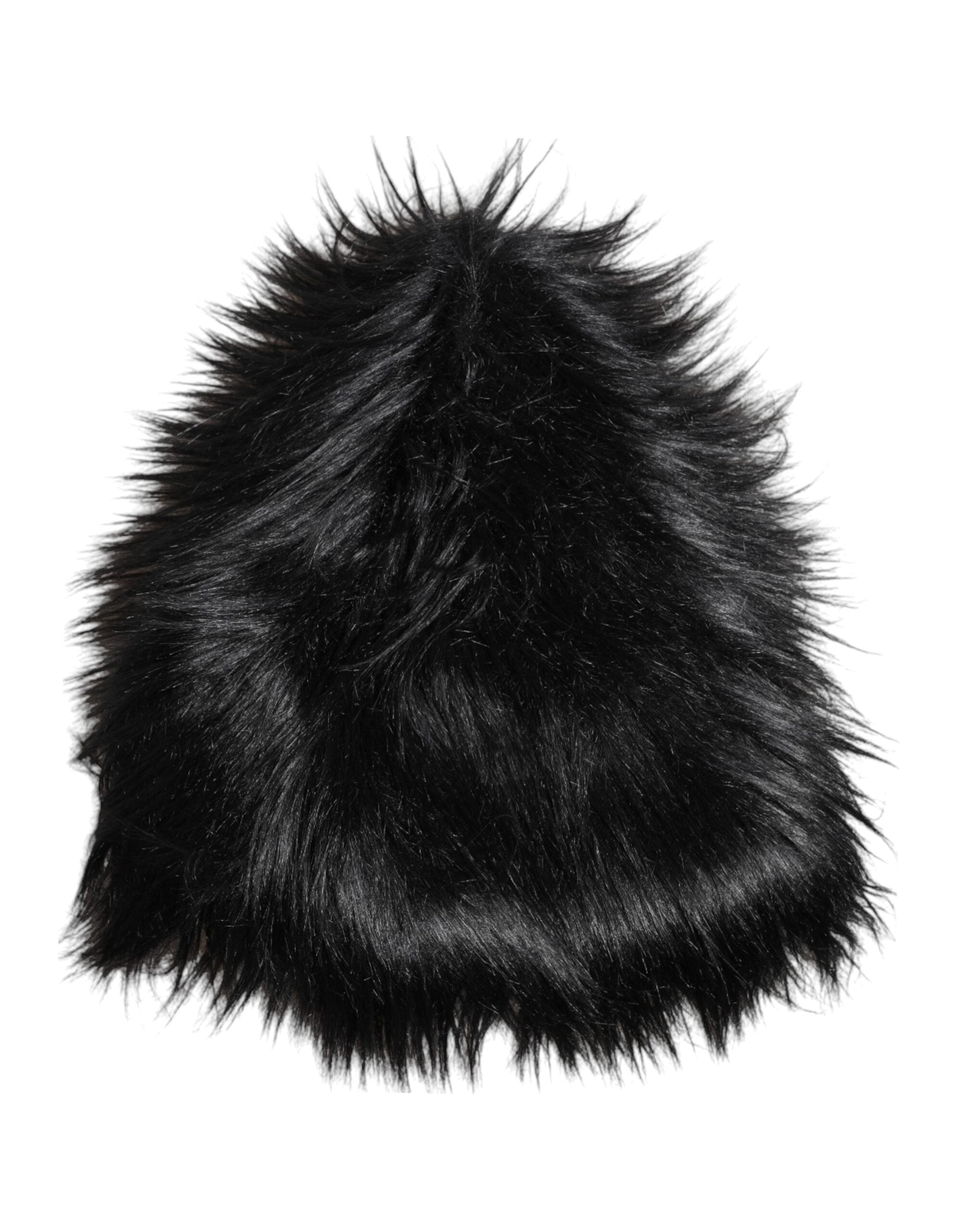 Chapeau DOLCE & GABBANA noir en fourrure