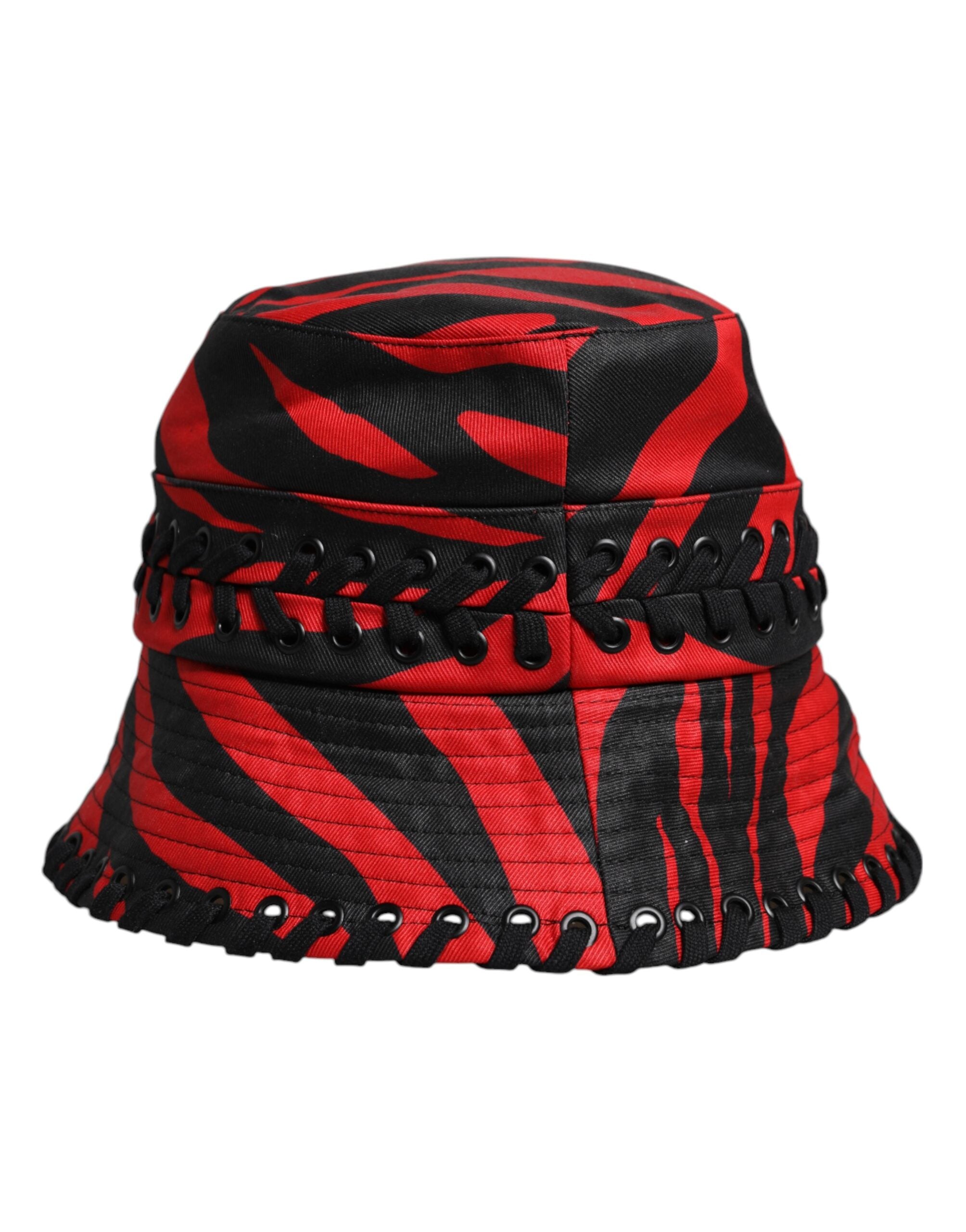 Chapeau DOLCE & GABBANA noir rouge