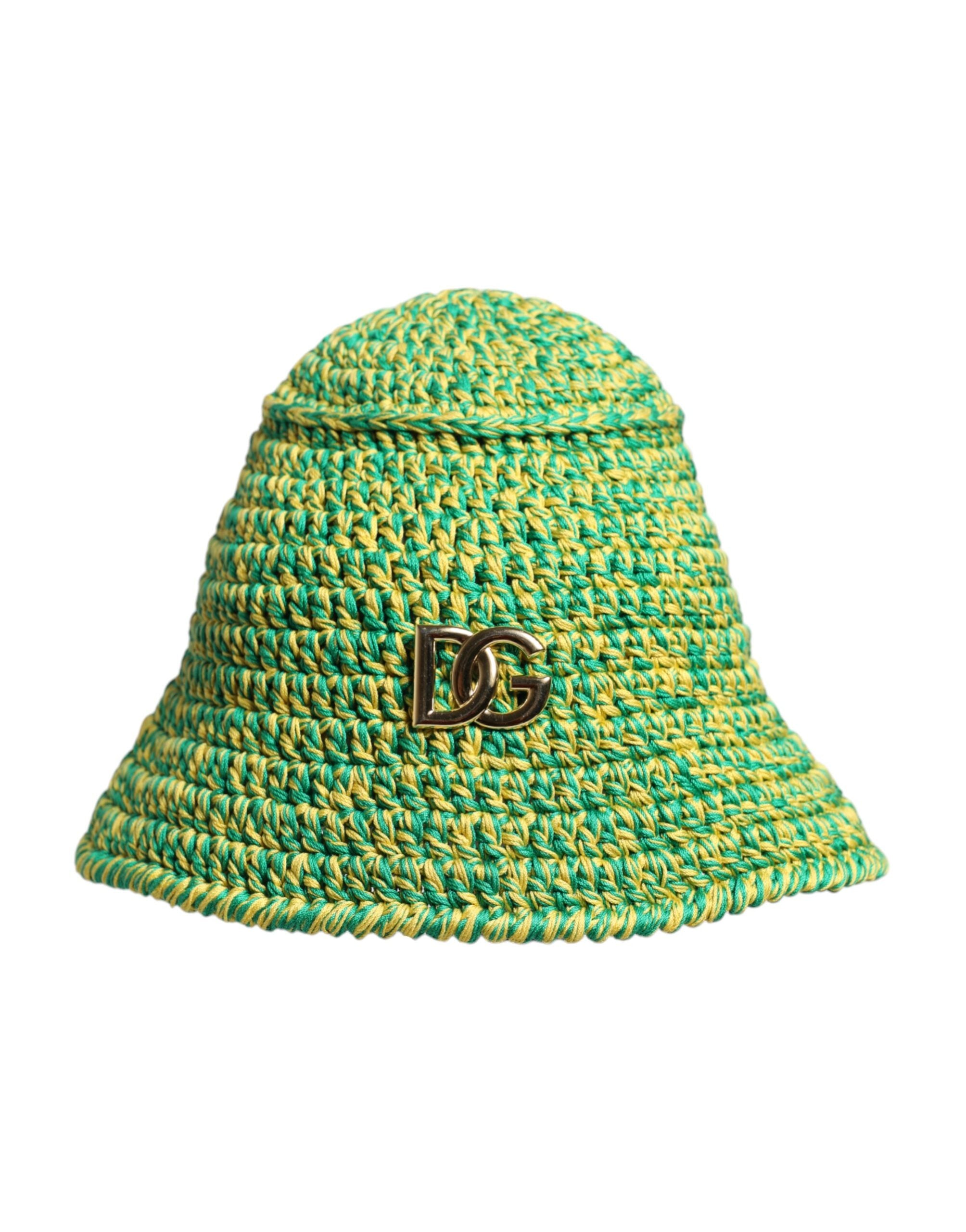 Chapeau DOLCE & GABBANA en crochet vert