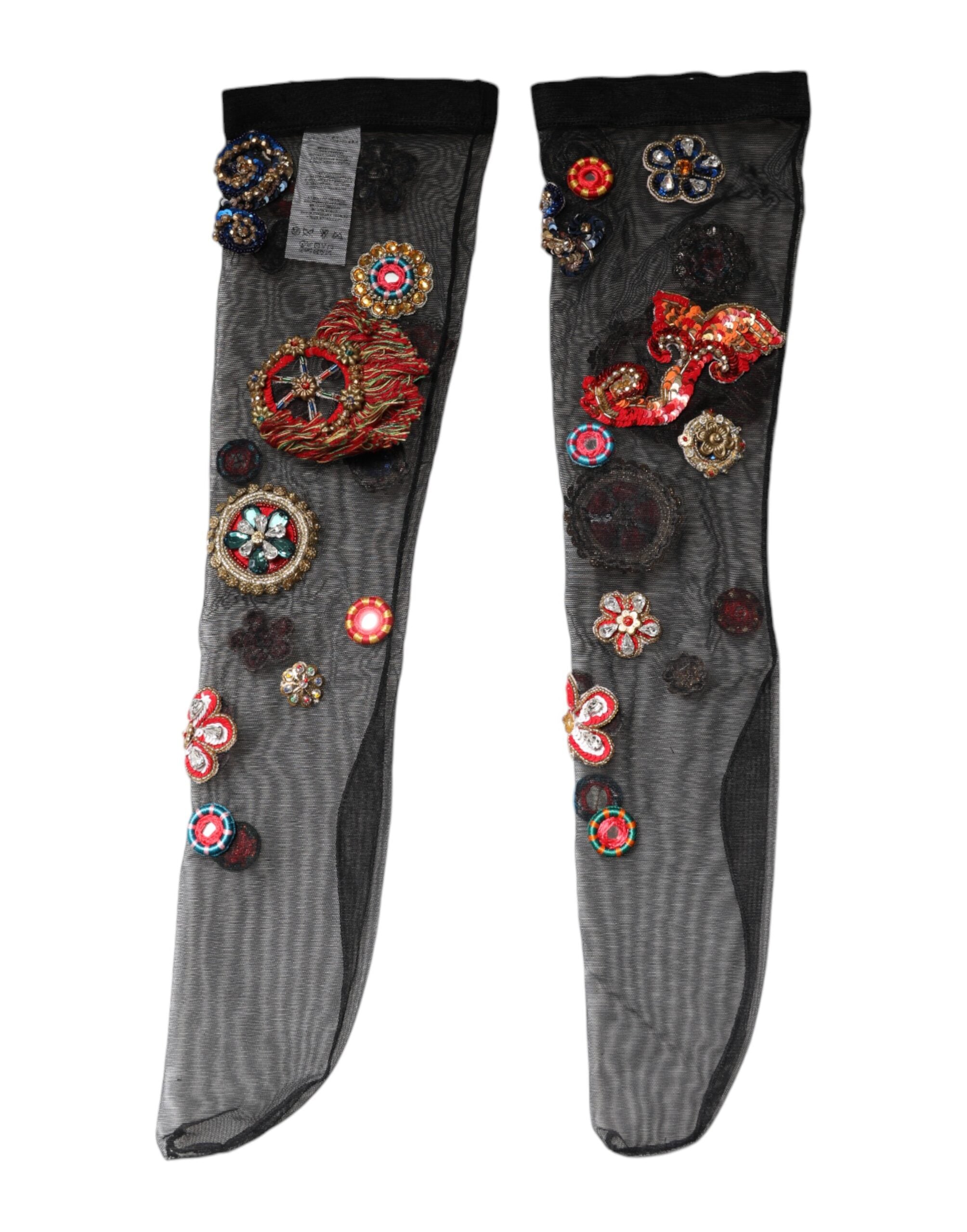 Bas de jambes Dolce & Gabbana Carretto noirs