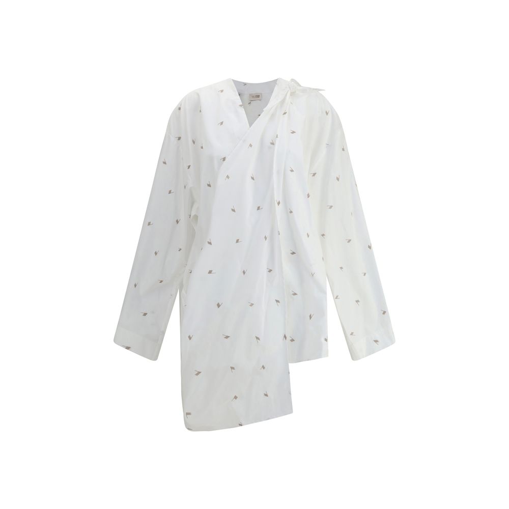 Robe The Attico asymétrique noire