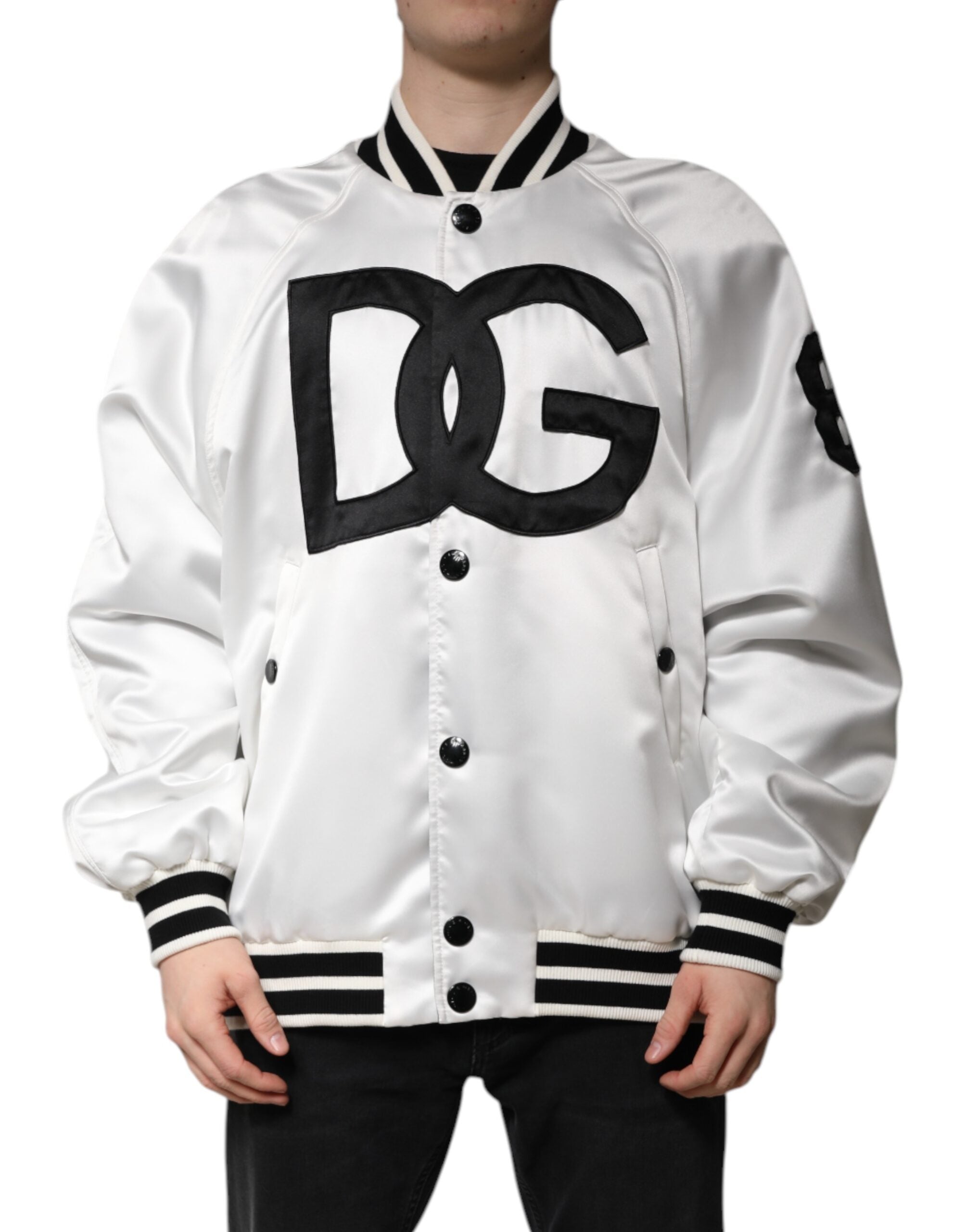 Veste bomber Dolce & Gabbana blanche