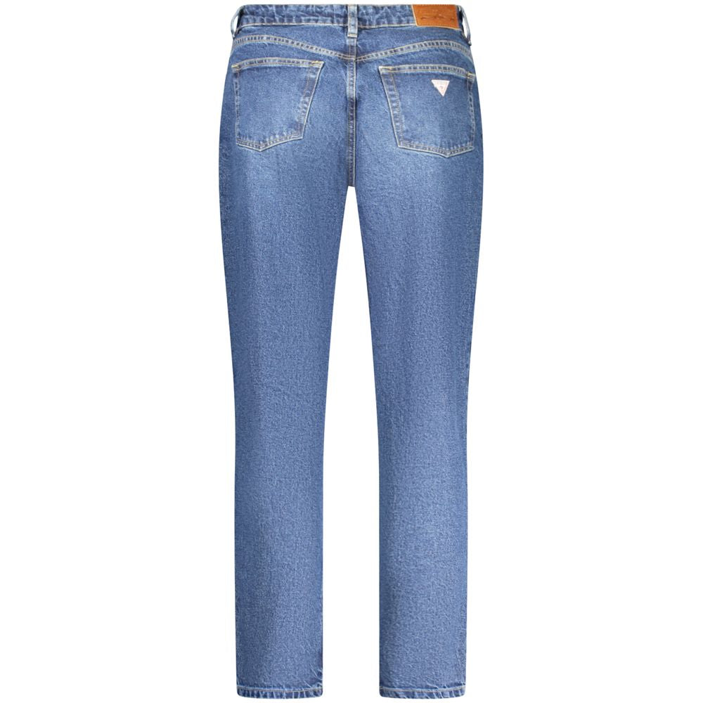 Jeans Mom 5 poches bleus