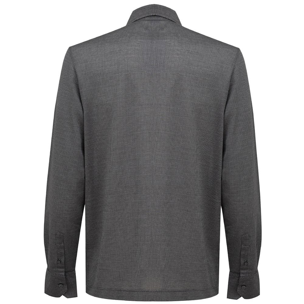 Chemise Canali longue manche grise