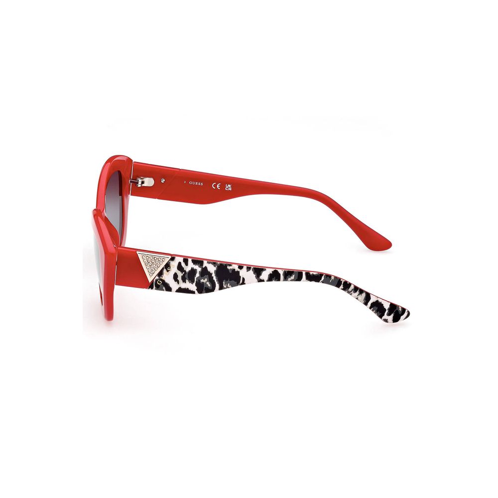 Lunettes Guess Jeans teardrop rouges