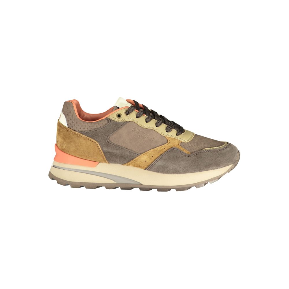 Baskets Blauer marron