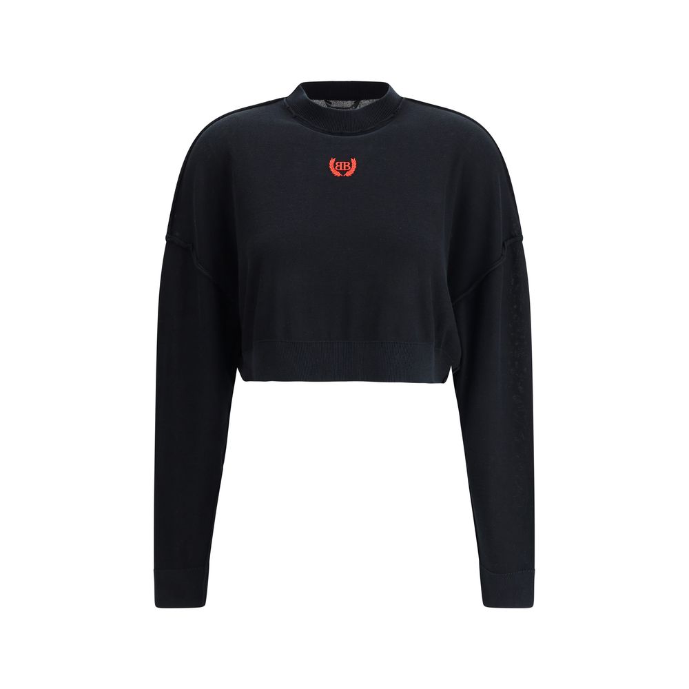 Pull Balenciaga cropped multicolore