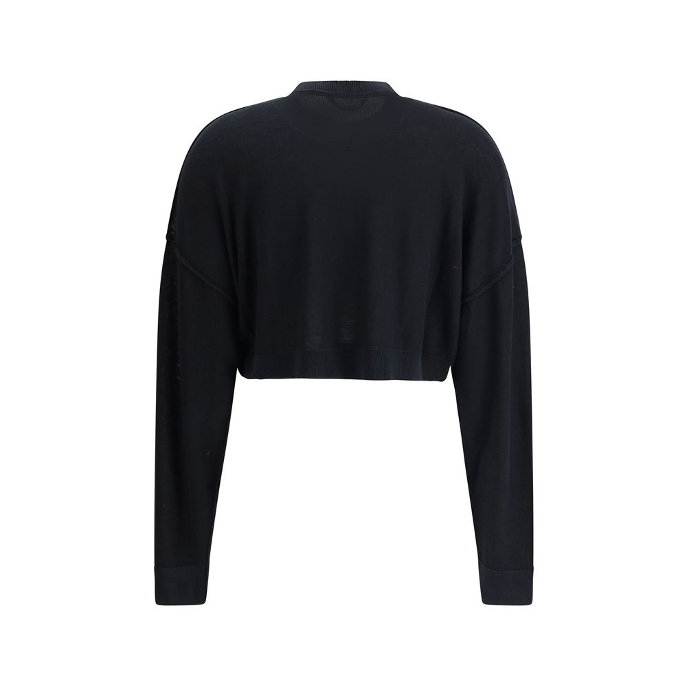 Pull Balenciaga cropped multicolore