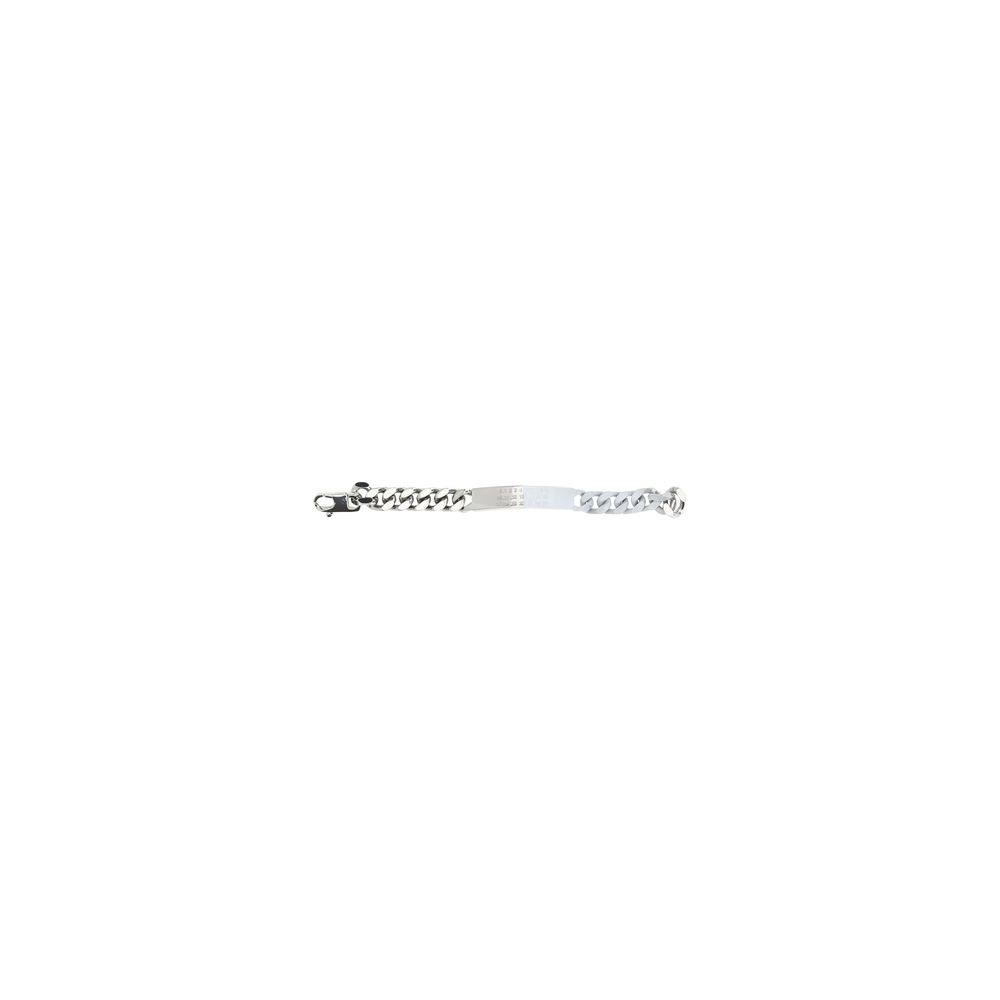 Bracelet MM6 Minimal Logo argenté