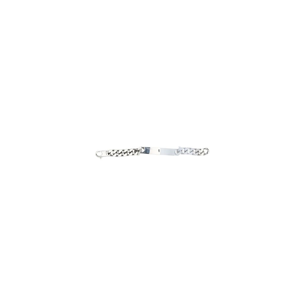 Bracelet MM6 Minimal Logo argenté