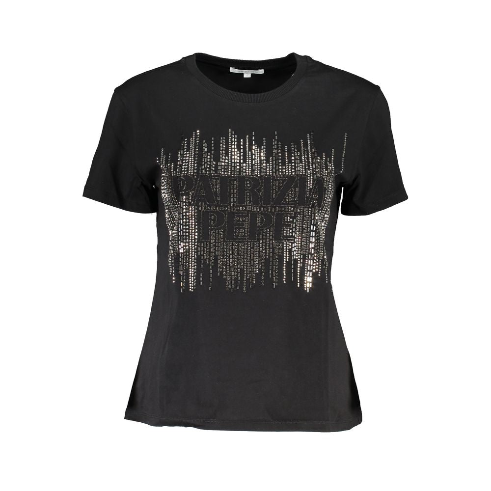 T-shirt Patrizia Pepe chic noir