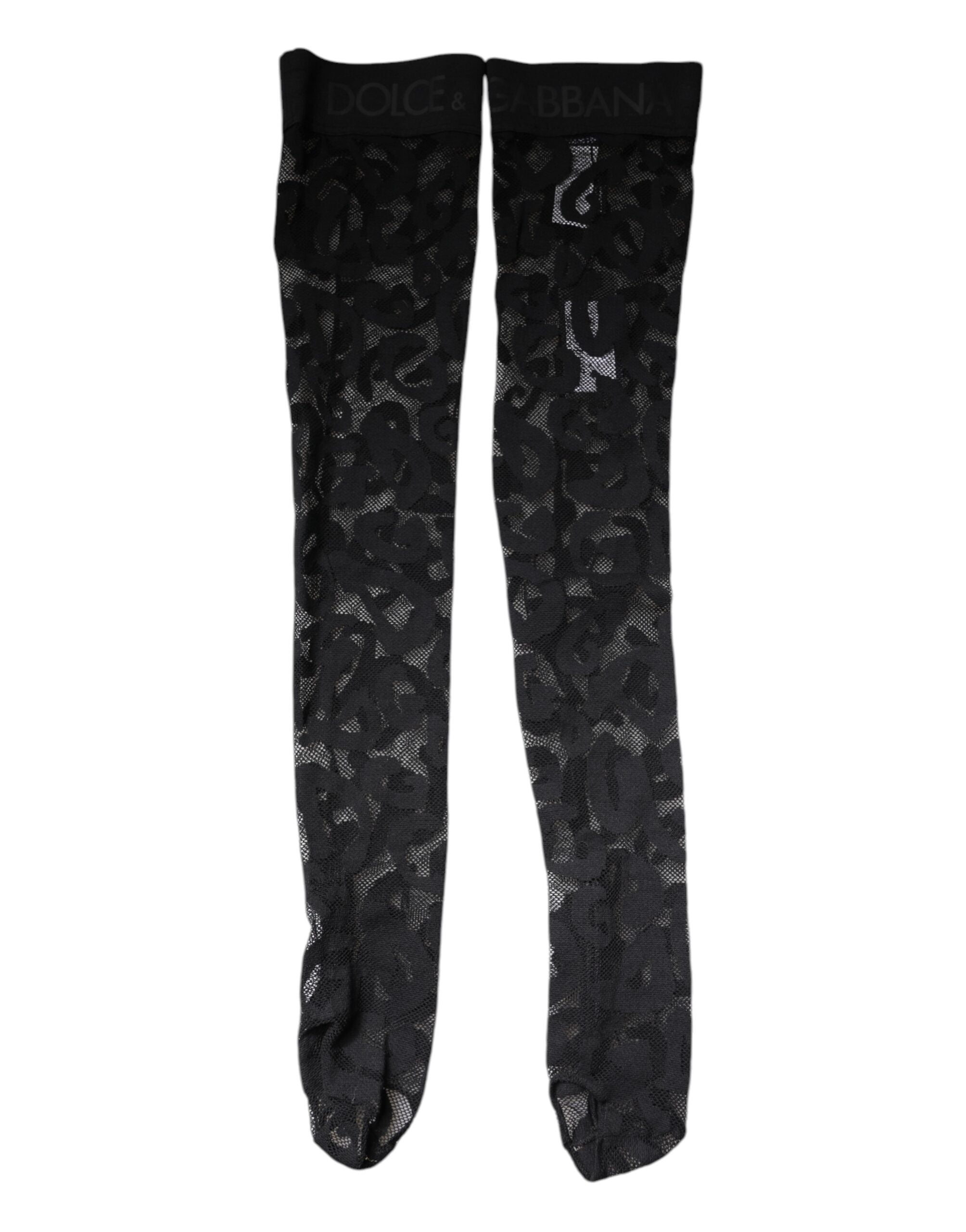 Bas résille Dolce & Gabbana noires