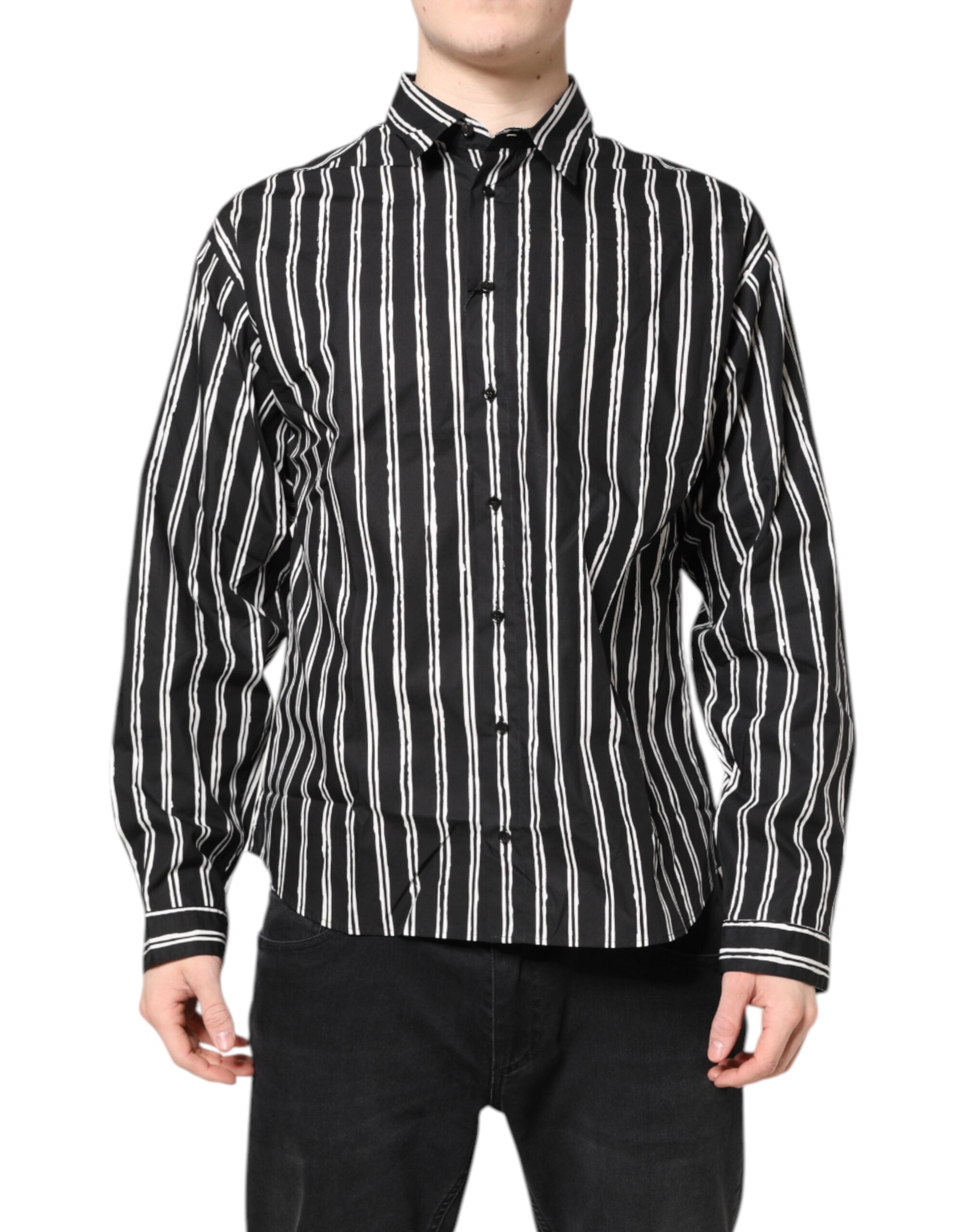 Chemise Dolce & Gabbana Rayée noire et blanche
