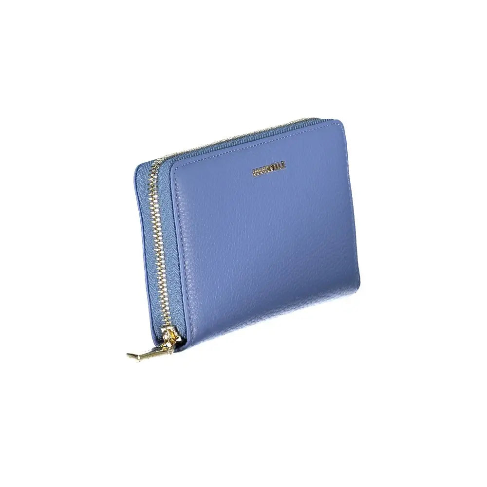 Portefeuille Coccinelle Soft Métallisé bleu clair Coccinelle