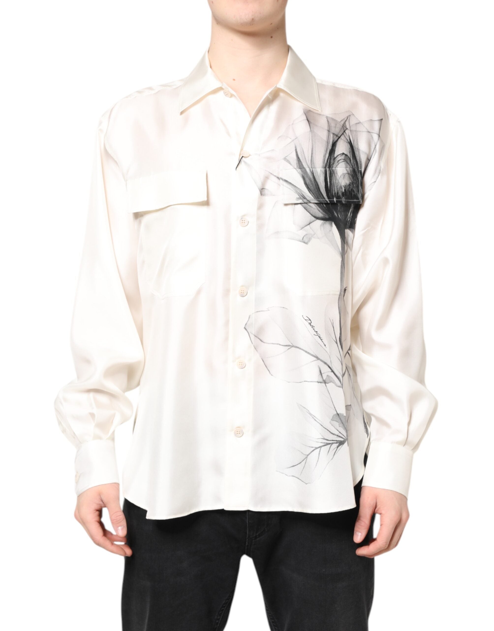 Chemise Dolce & Gabbana décontractée ivoire