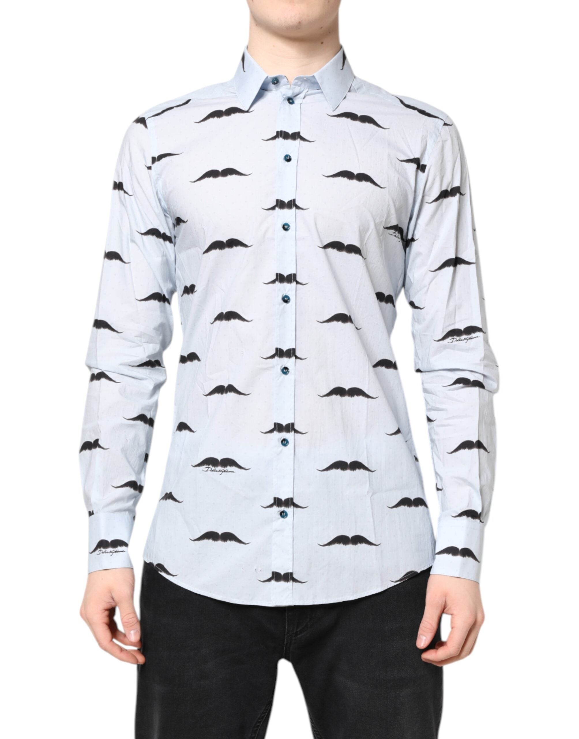 Chemise Dolce & Gabbana MARTINI bleue