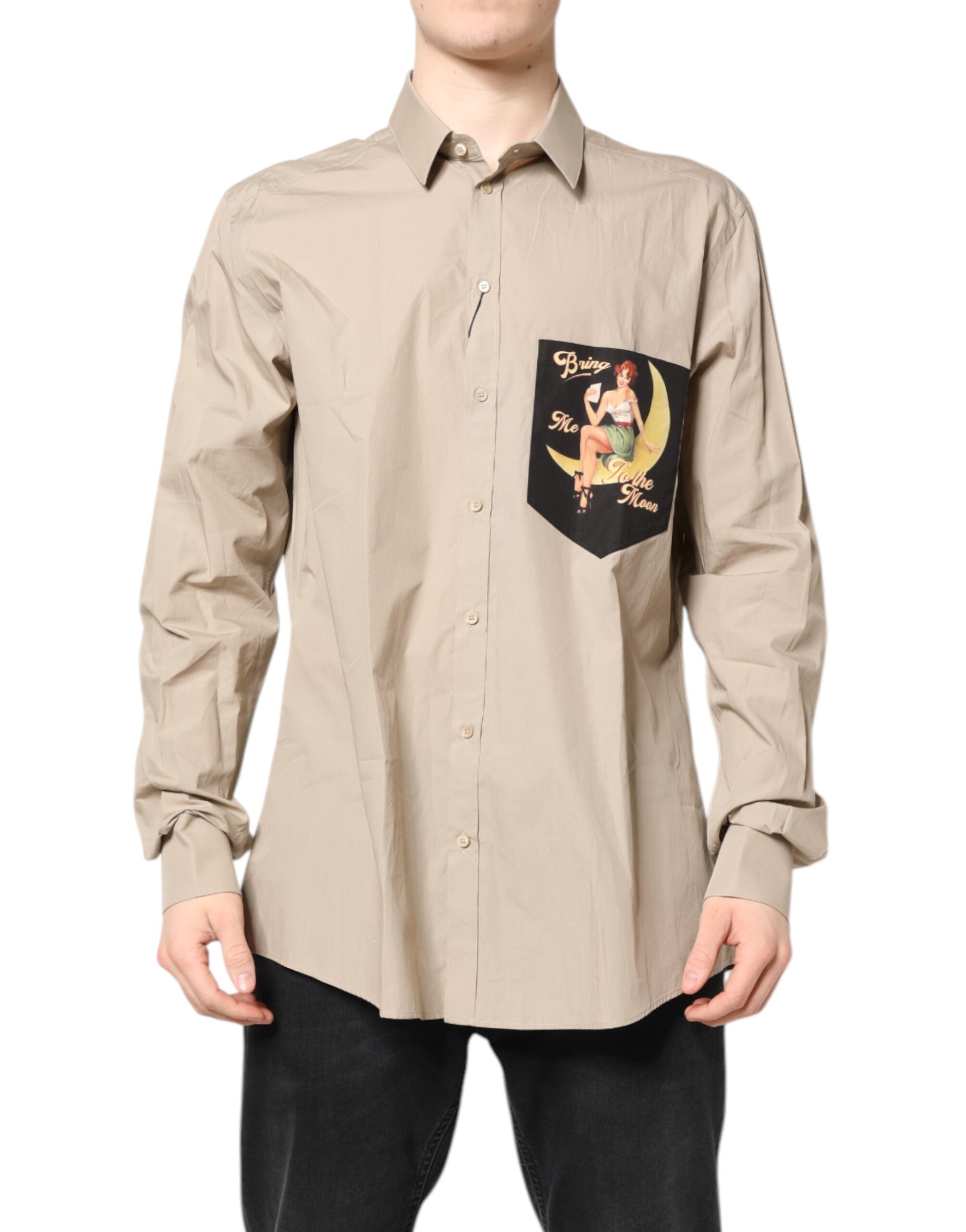 Chemise Dolce & Gabbana Martini beige