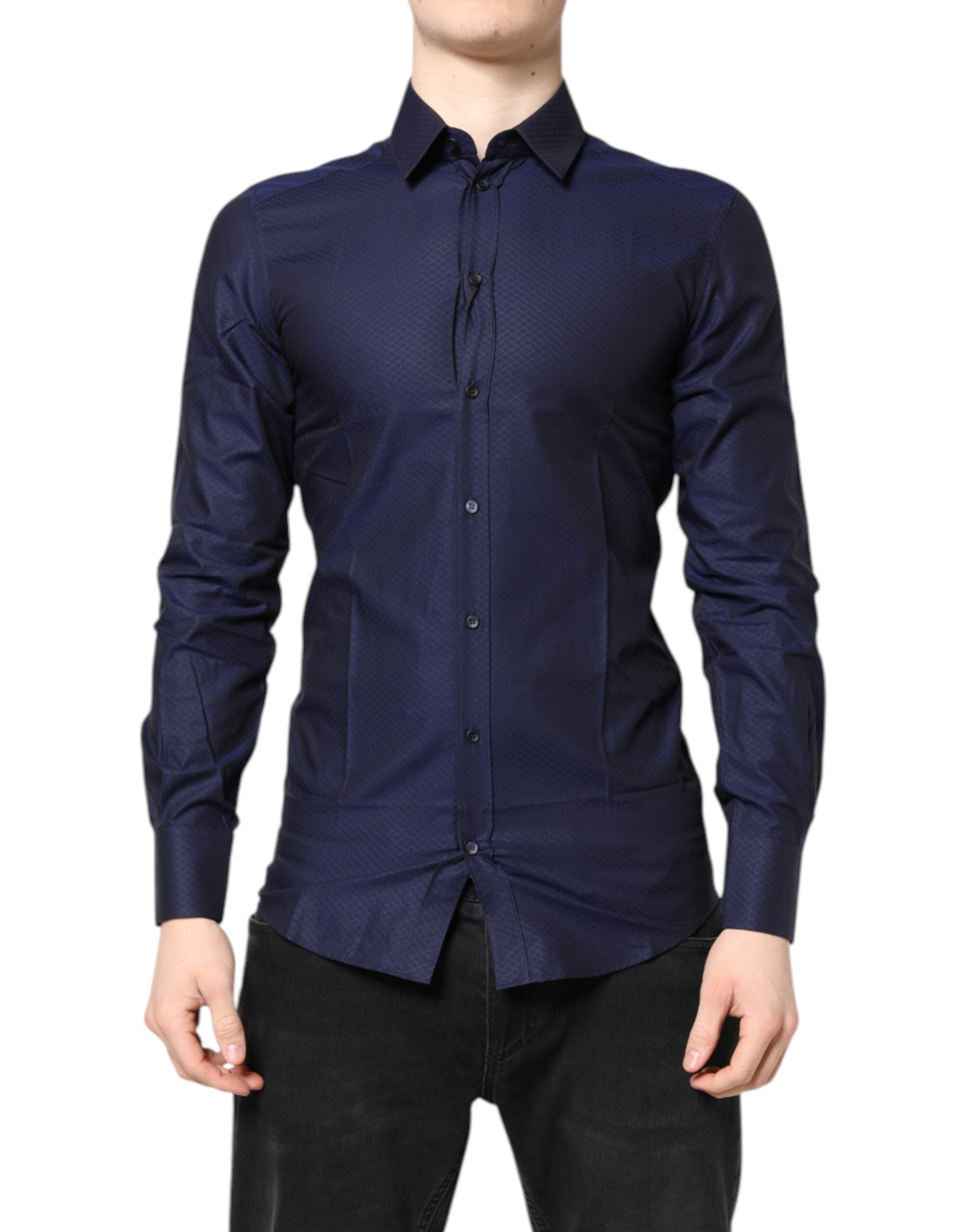 Chemise Dolce & Gabbana GOLD bleue