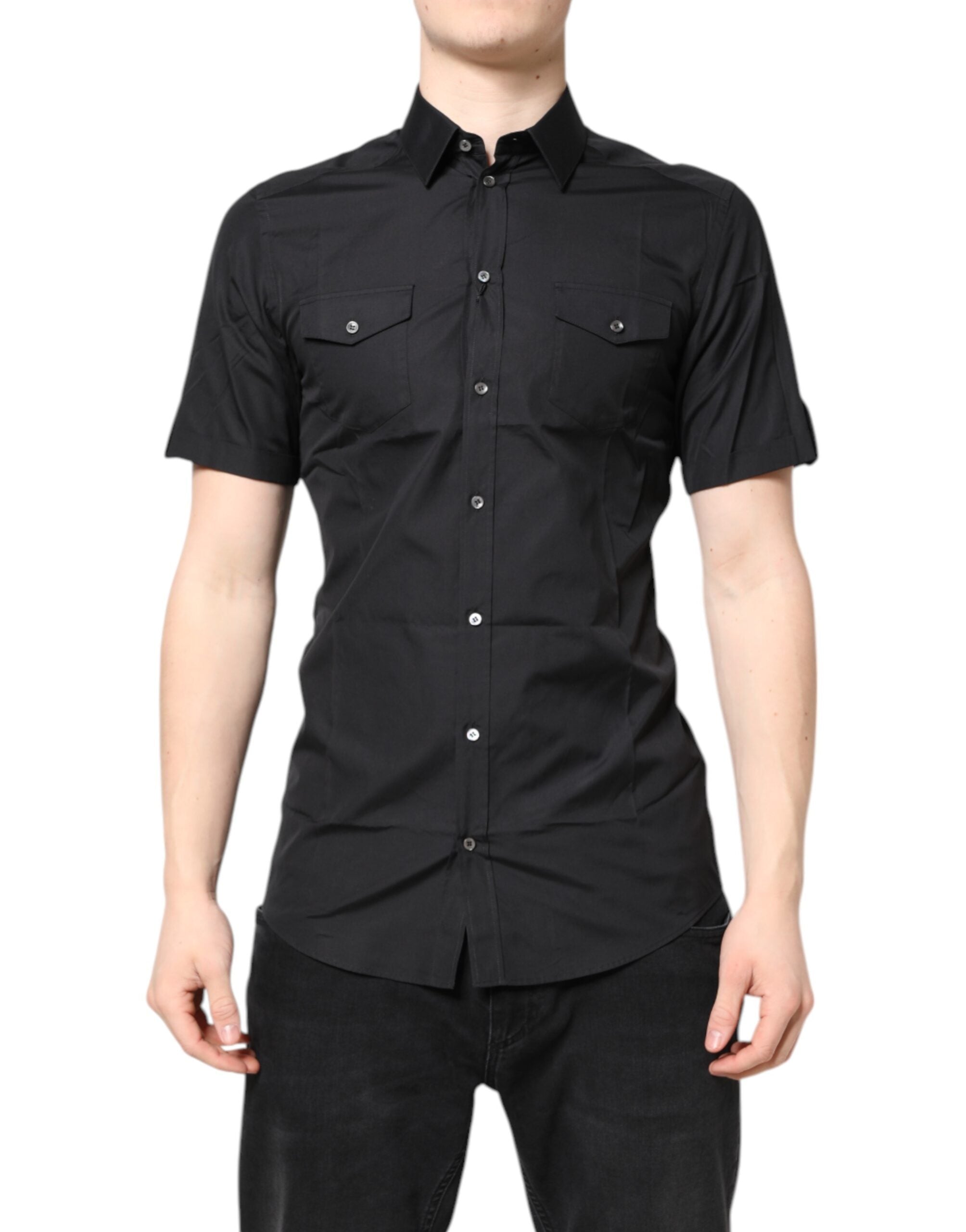 Chemise Dolce & Gabbana Gold noire