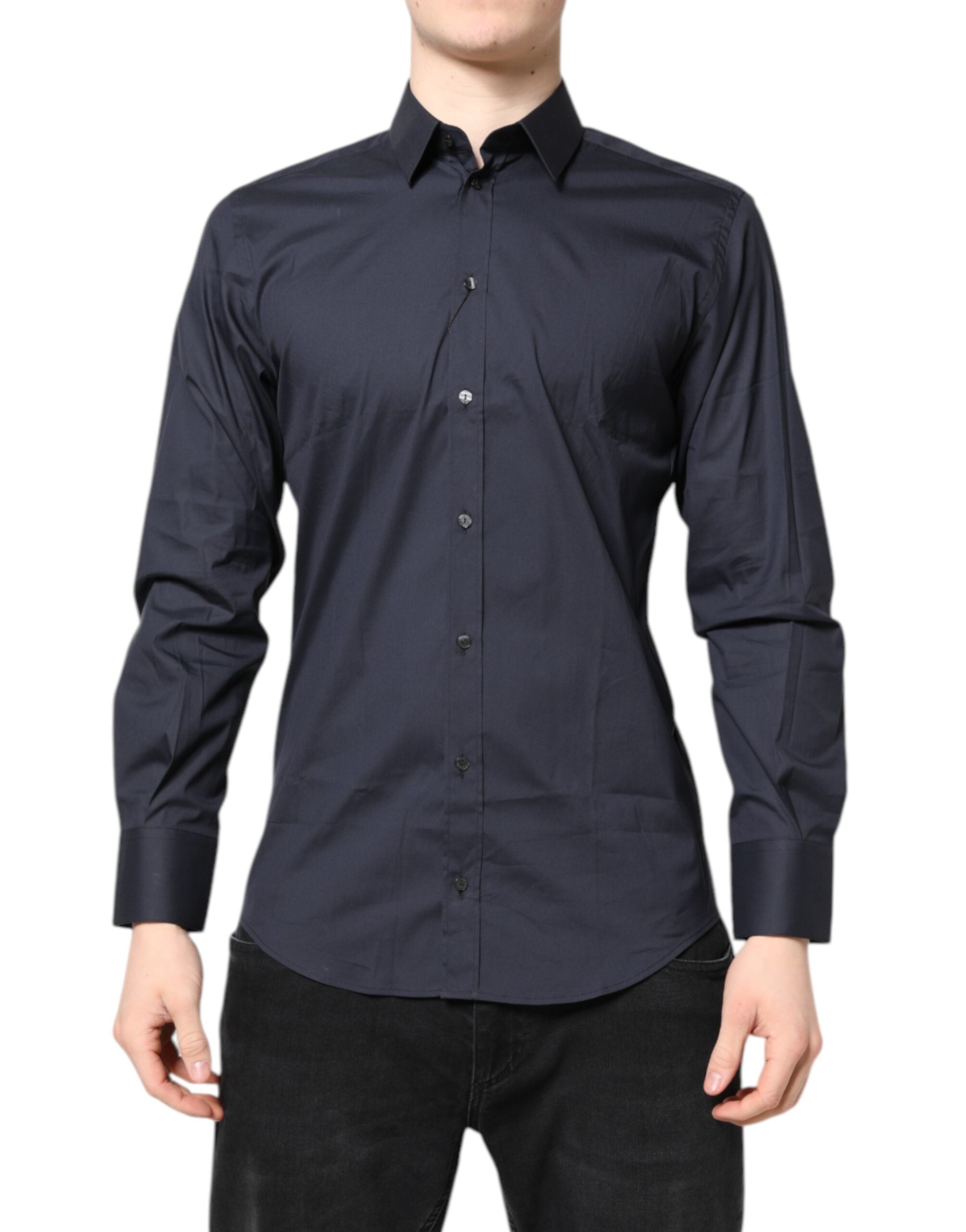 Chemise Dolce & Gabbana Martini bleu foncé