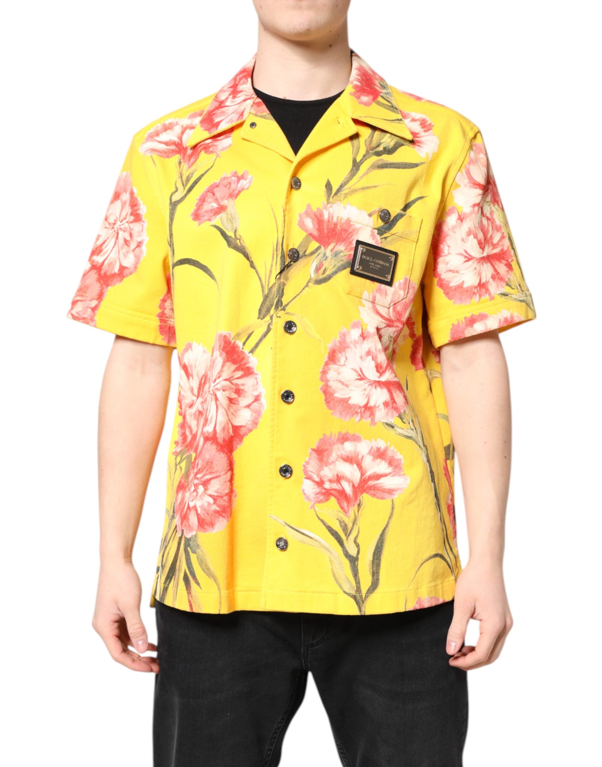 Chemise Dolce & Gabbana jaune