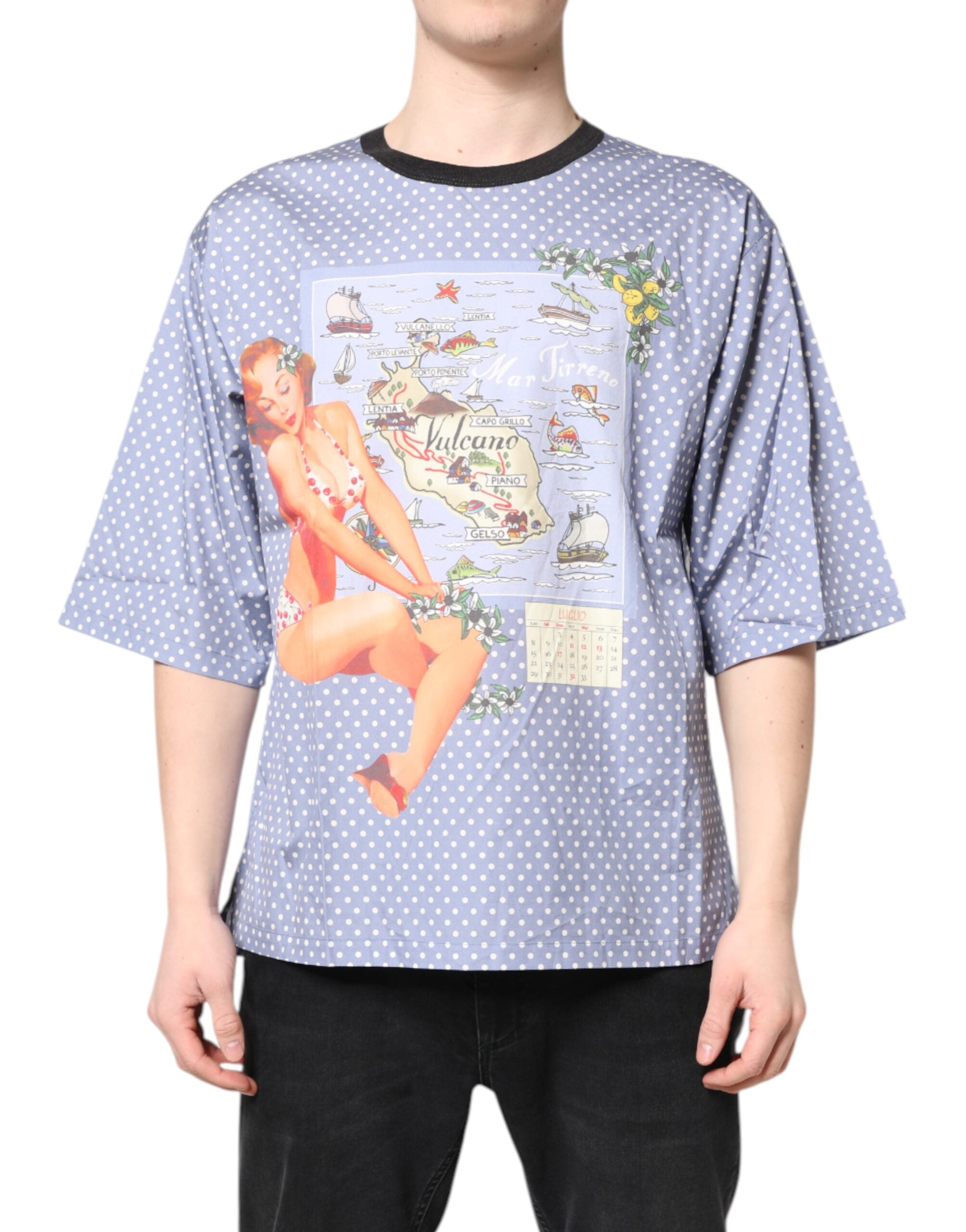 T-shirt Dolce & Gabbana bleu clair