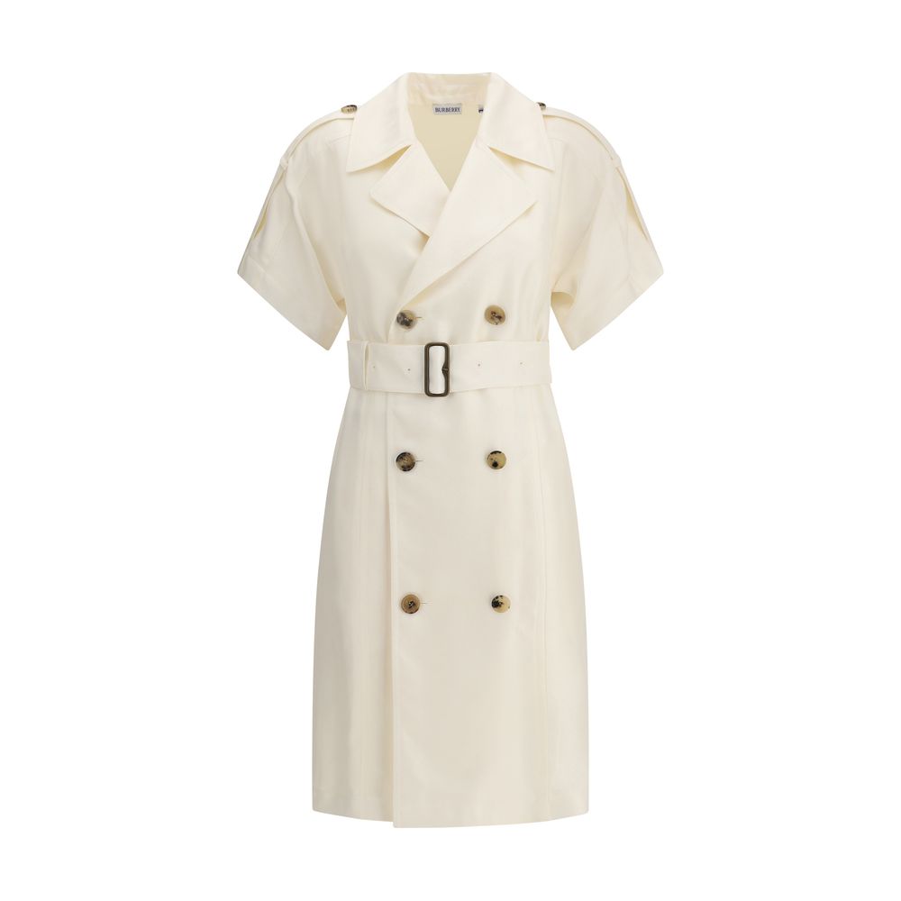 Robe trench Burberry ceinturée beige