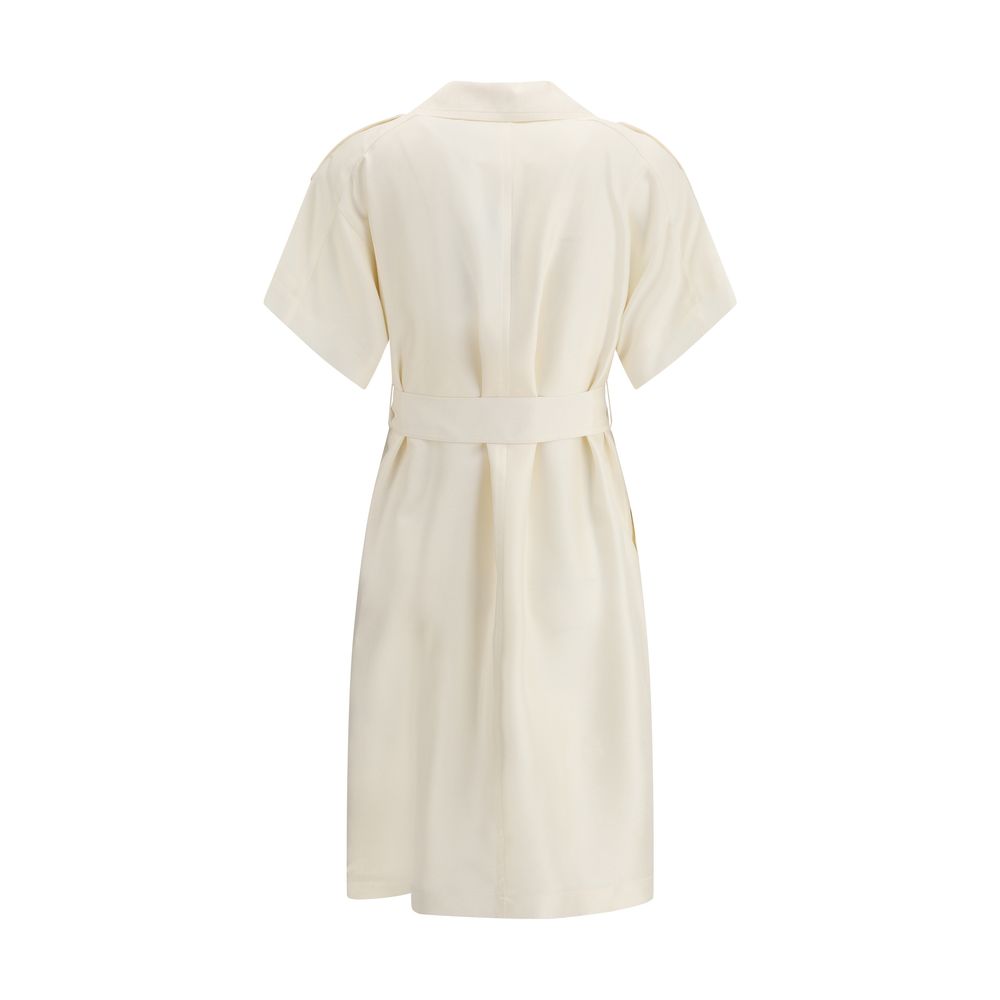 Robe trench Burberry ceinturée beige