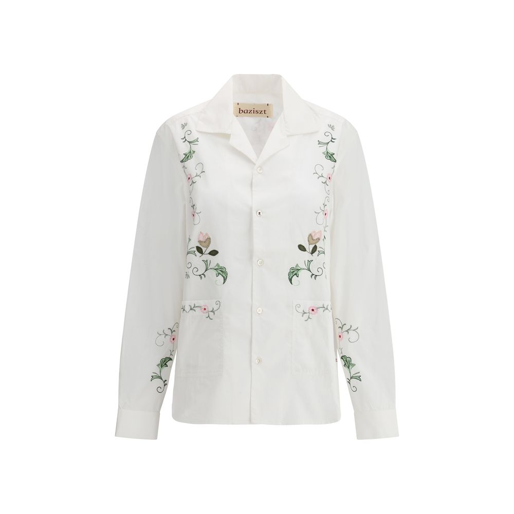 Chemise Baziszt brodée blanche